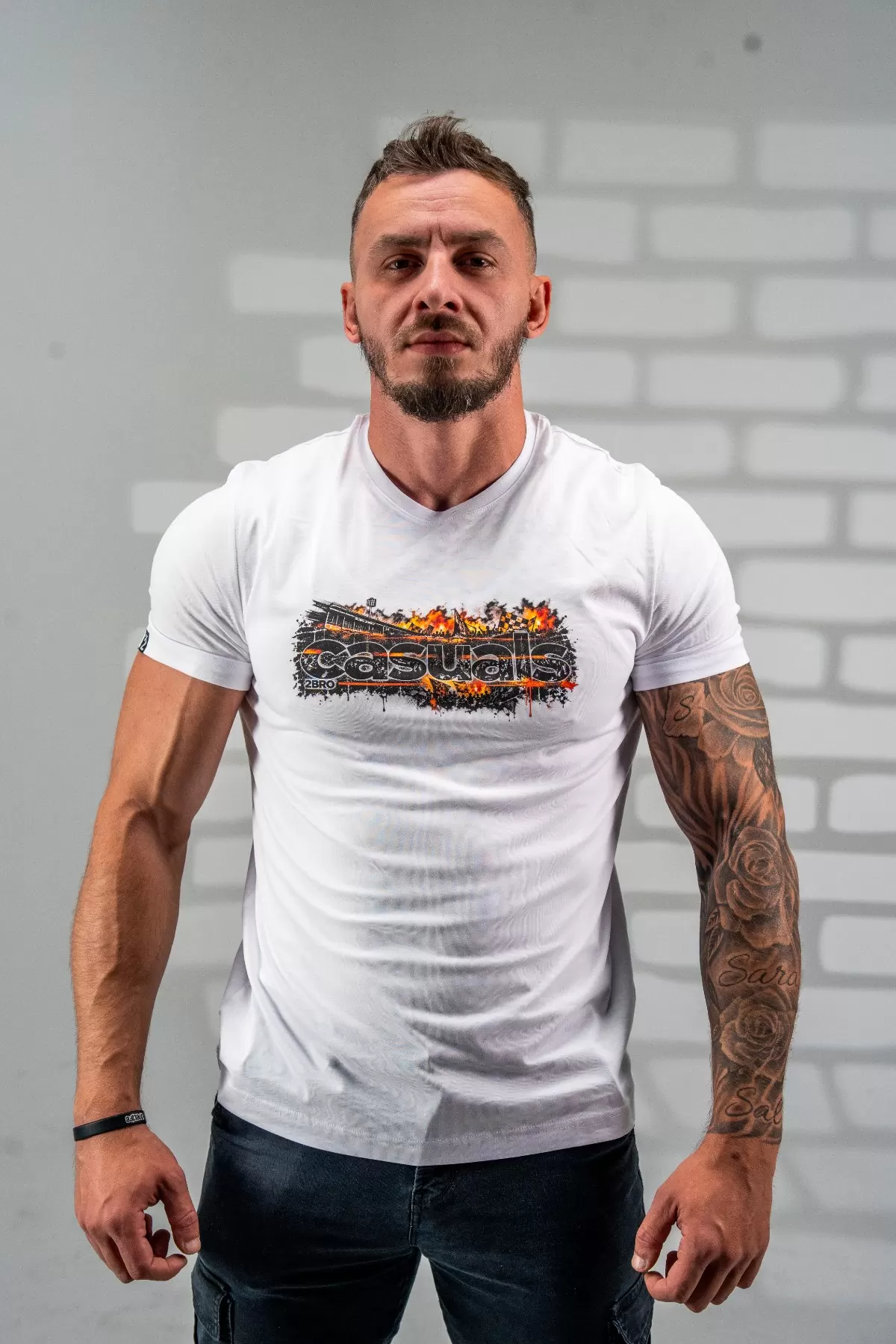 CASUALS - 2BRO - MAJICA - WHITE - 2