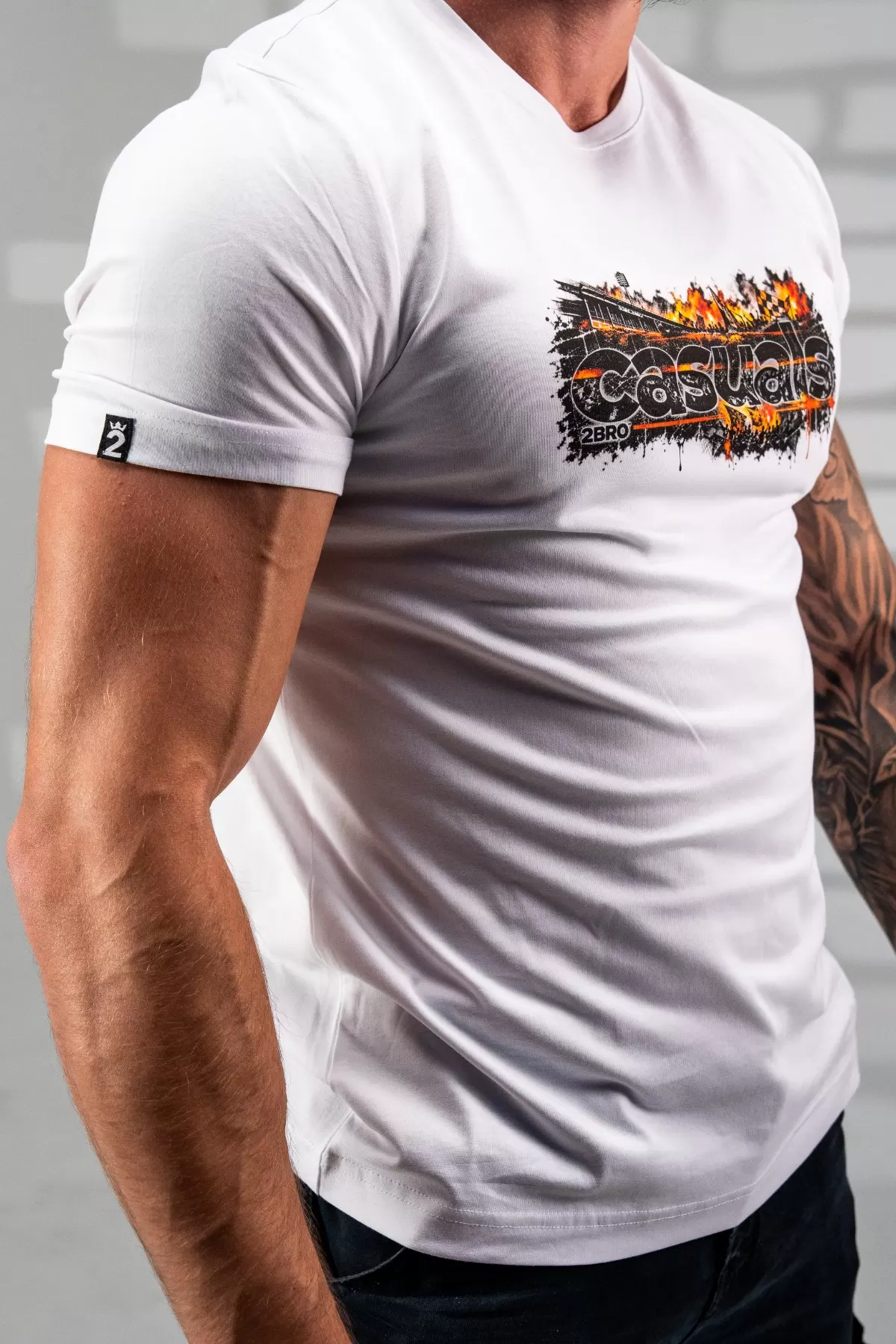 CASUALS - 2BRO - MAJICA - WHITE - 3