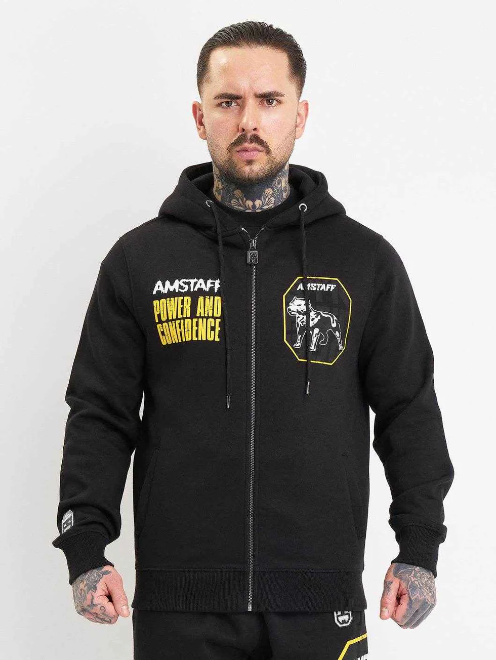 AMSTAFF - Solinor Zip - BLACK - Dukserica