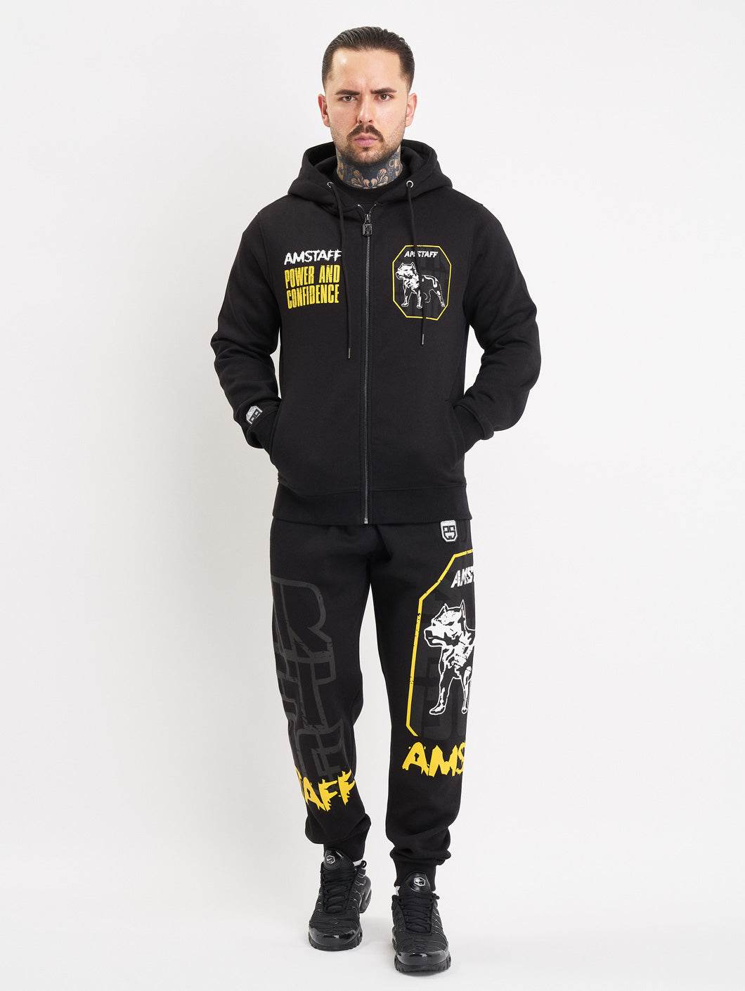 AMSTAFF - Solinor Zip - BLACK - Dukserica - 5