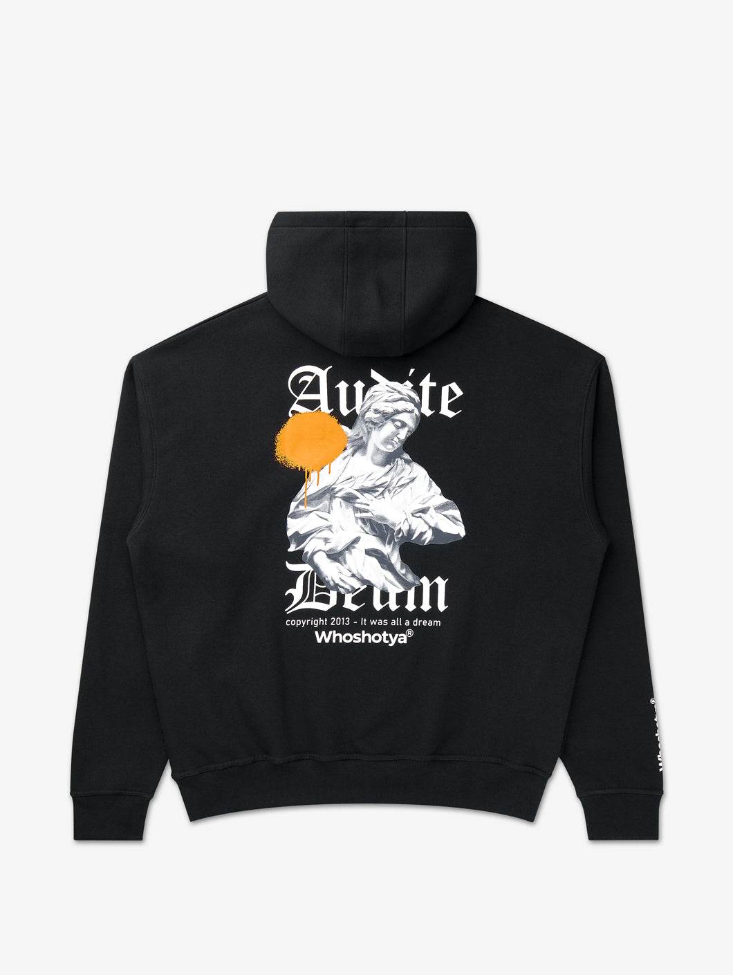 Whoshotya - Audite Deum - BLACK - Dukserica Oversize