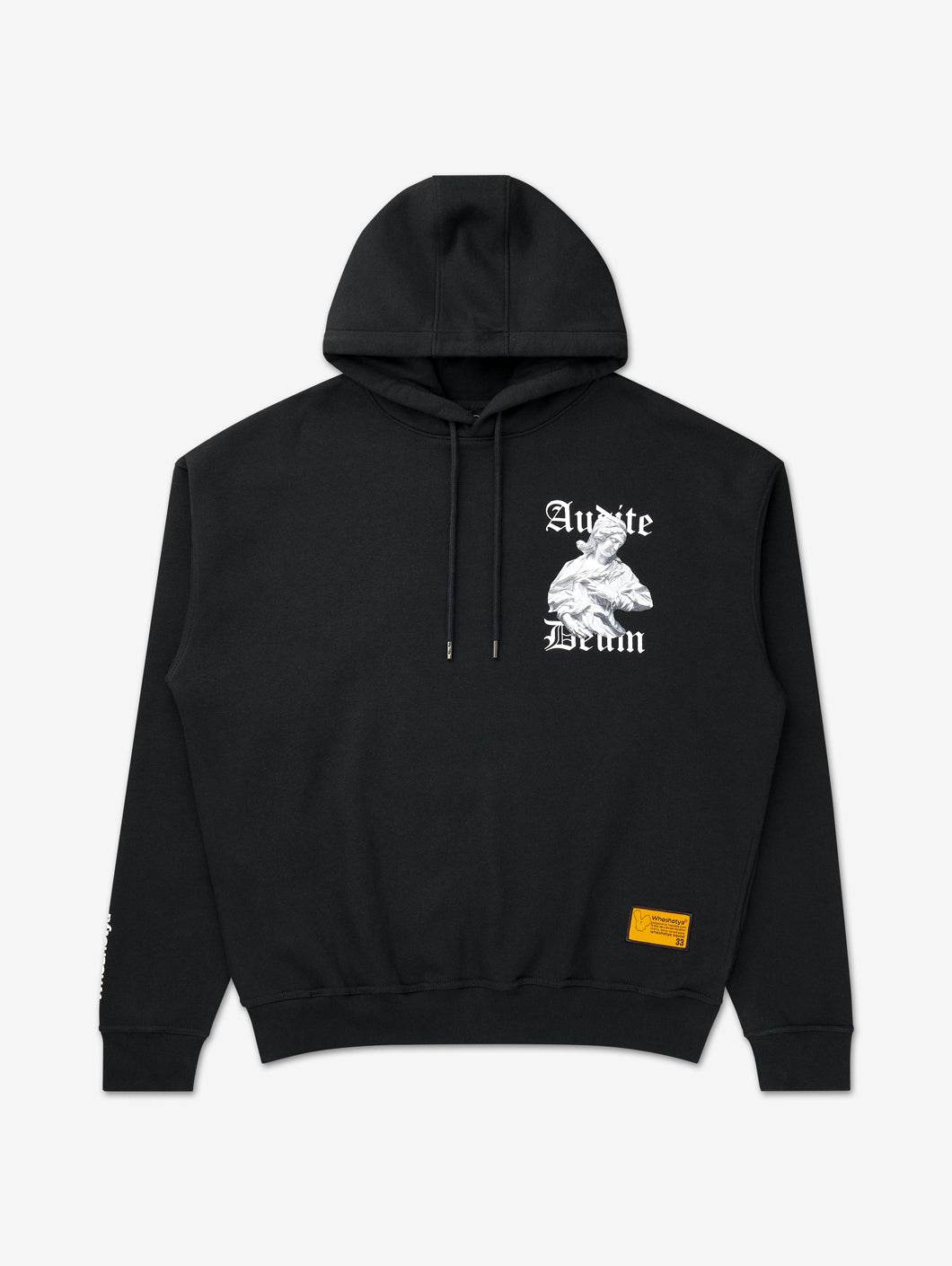 Whoshotya - Audite Deum - BLACK - Dukserica Oversize - 2