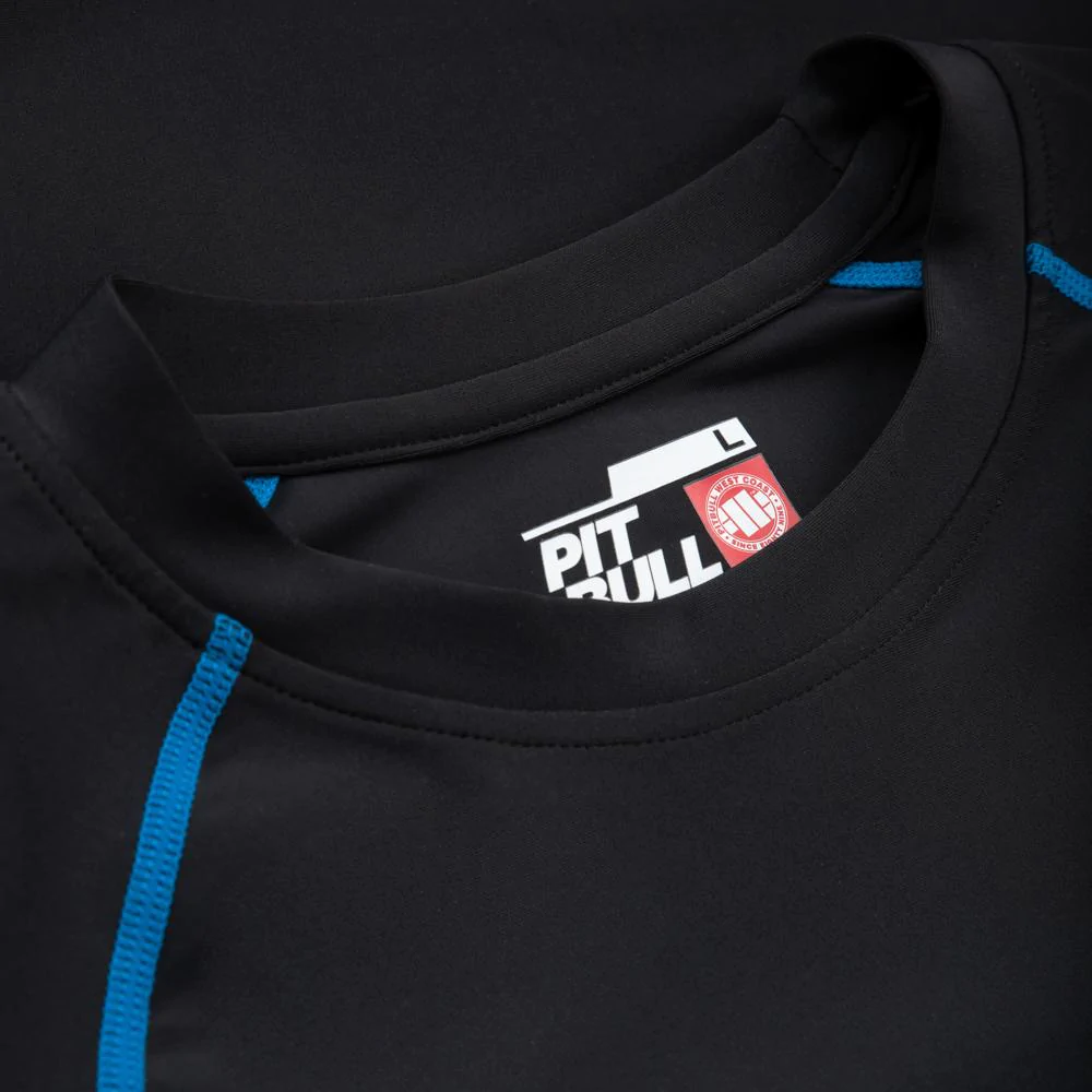 Pitbull - Compression PRO PLUS BLUE - BLACK - Rashguard - 5