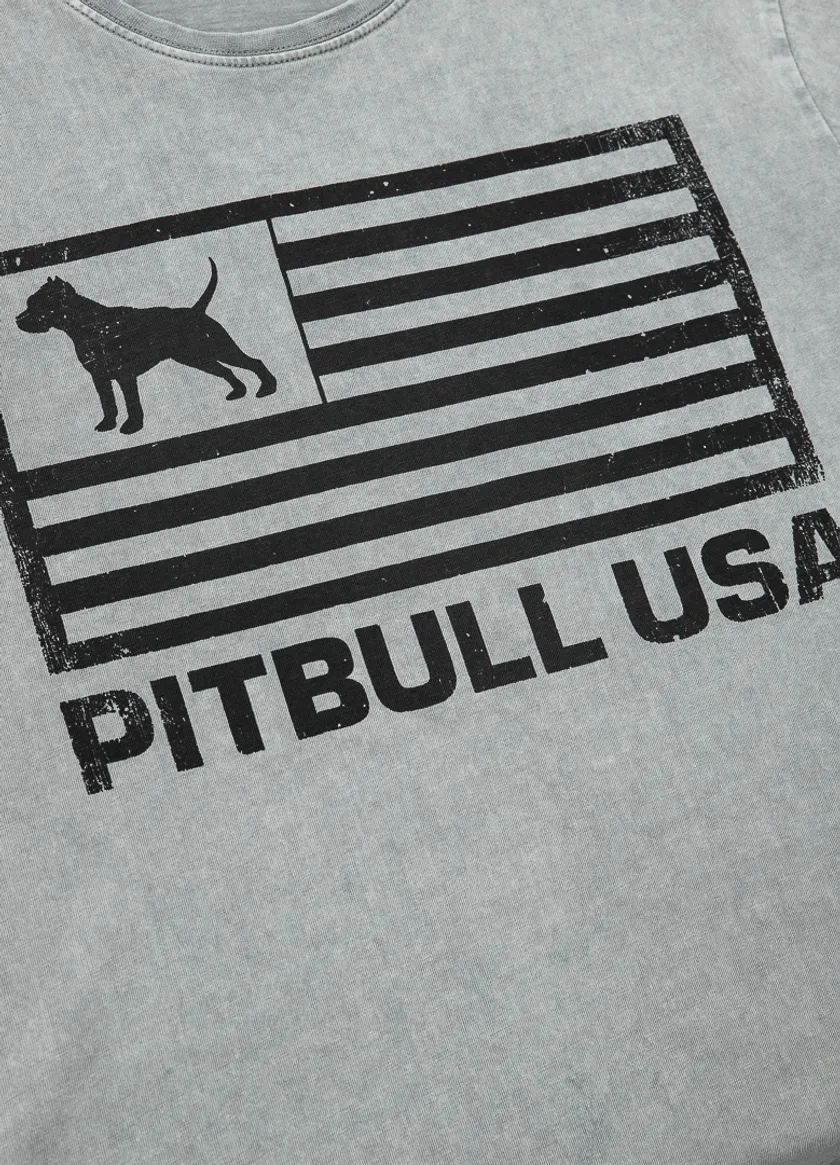 Pitbull - USA - GREY - Majica - 3
