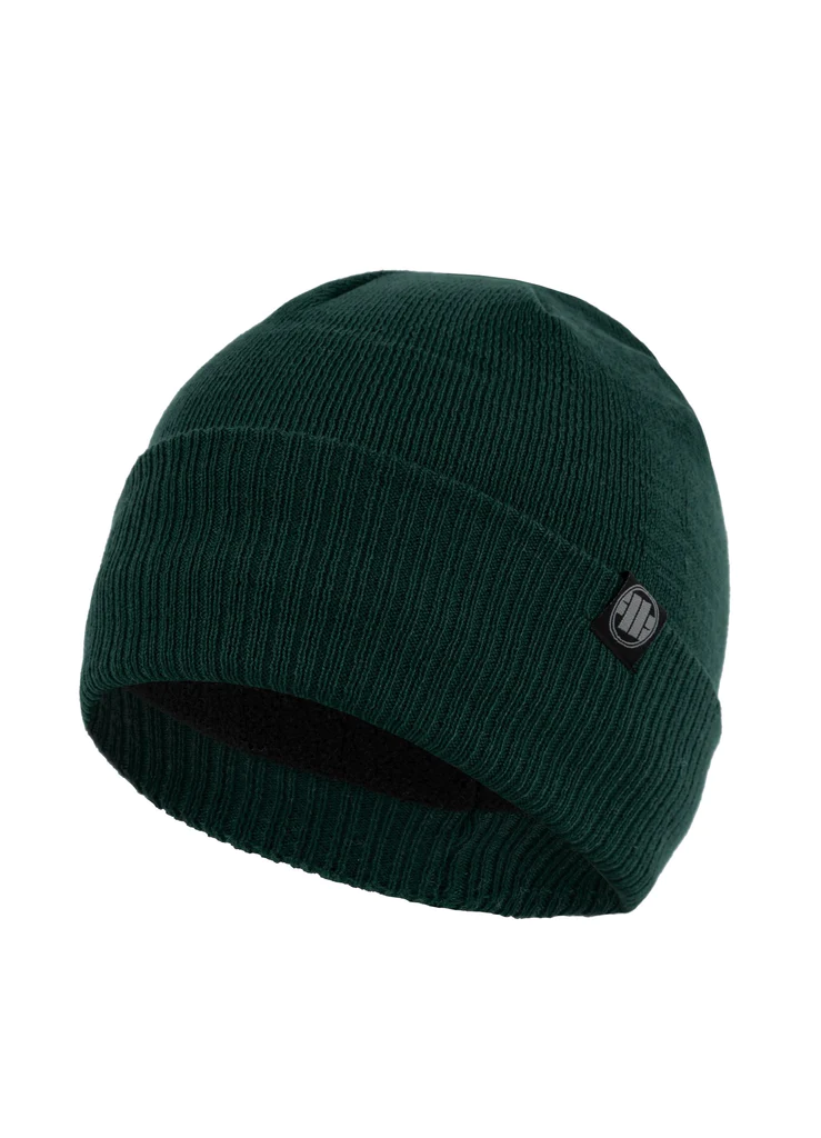 PitBull - Beanie SMALL LOGO - Green - Kapa
