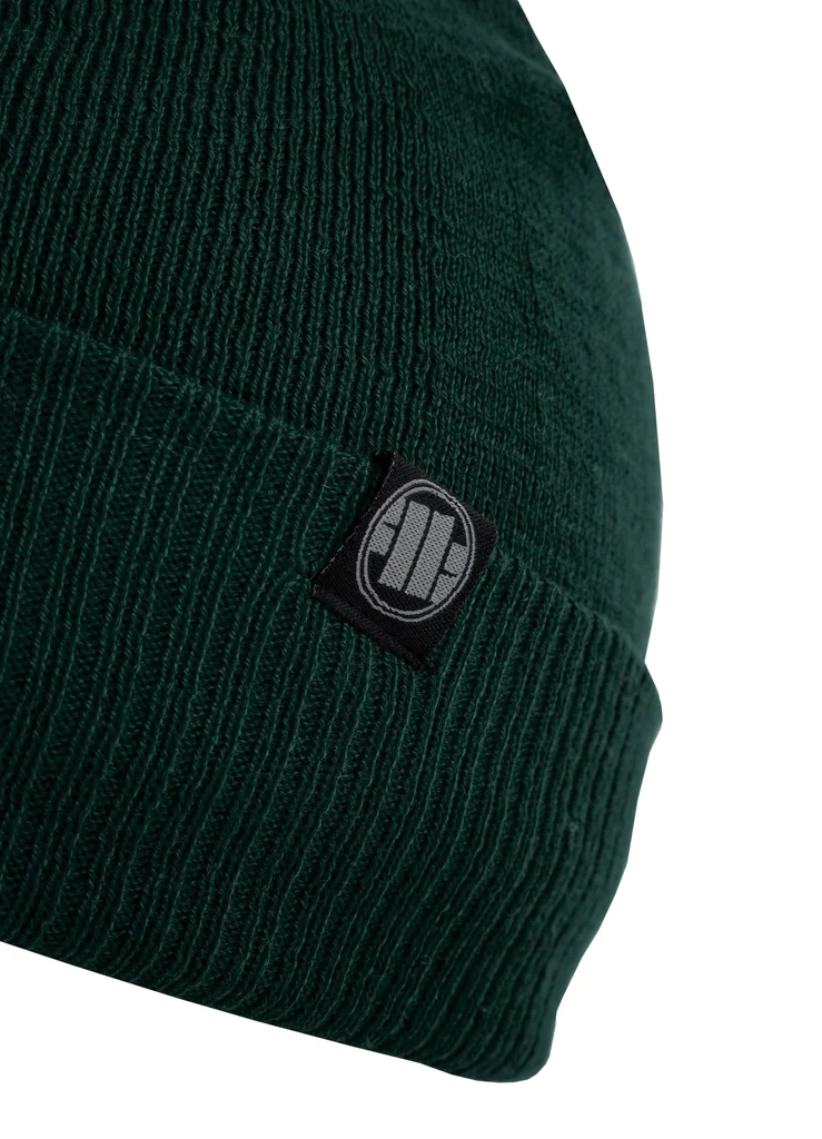 PitBull - Beanie SMALL LOGO - Green - Kapa - 2
