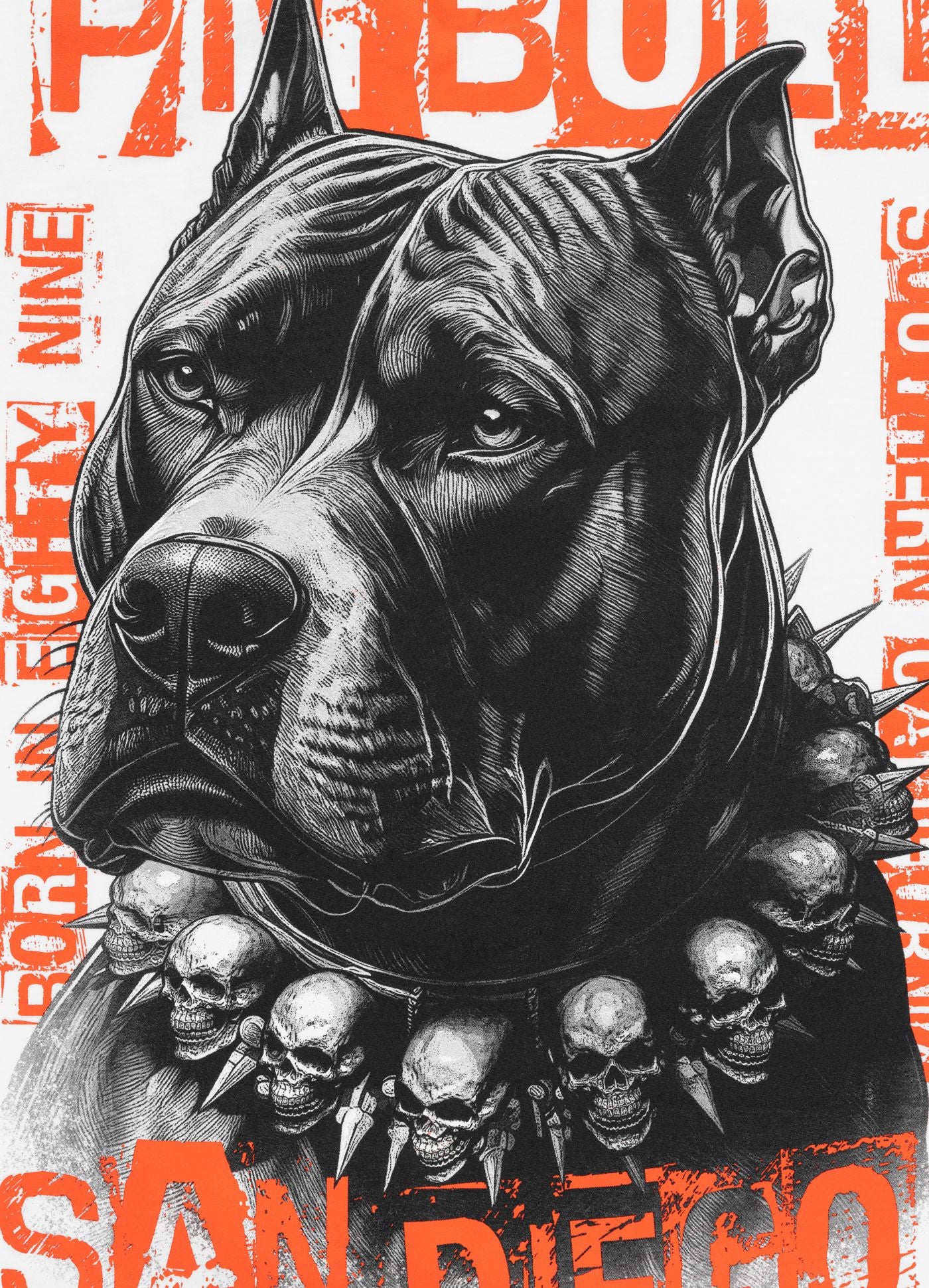 Pitbull - BLACKY - WHITE - Majica - 5