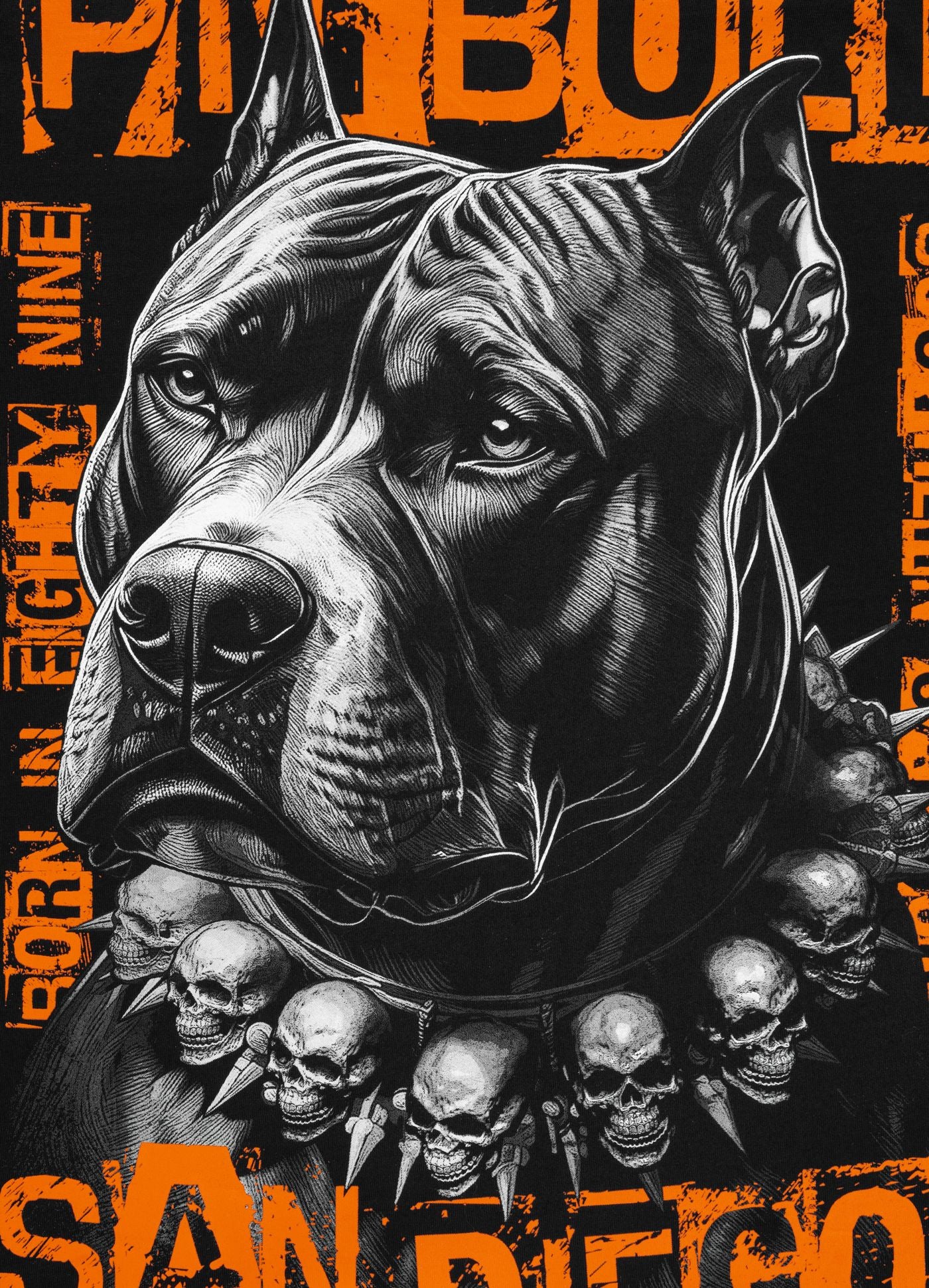Pitbull - BLACKY - BLACK - Majica - 5
