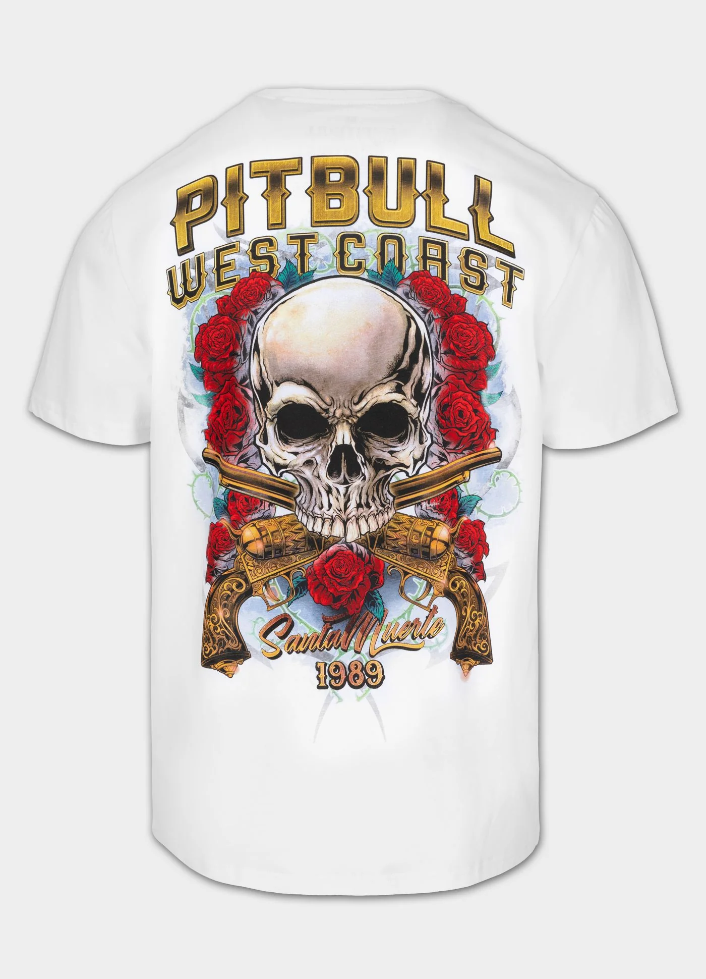 Pitbull - SANTA MUERTE - WHITE - Majica