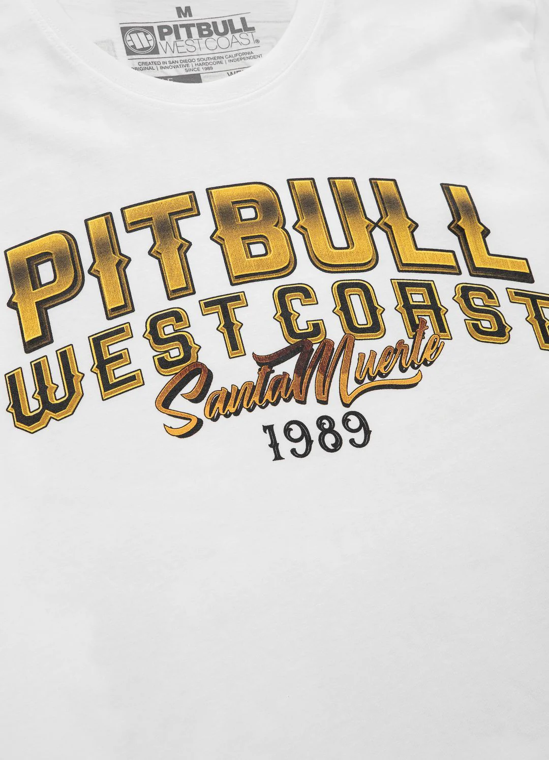 Pitbull - SANTA MUERTE - WHITE - Majica - 3